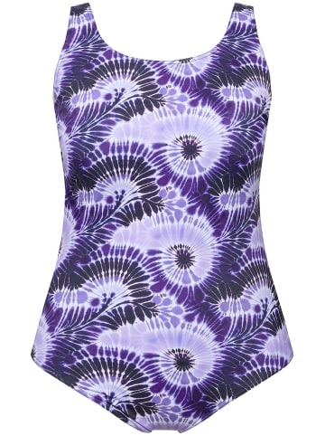Ulla Popken Badeanzug in lila