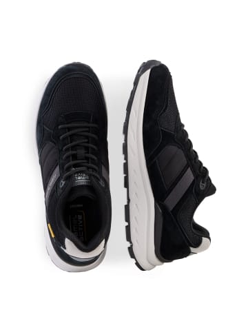 Camel Active Sneaker aus Nubuk Textil Mix mit Komfort Sohle in Schwarz