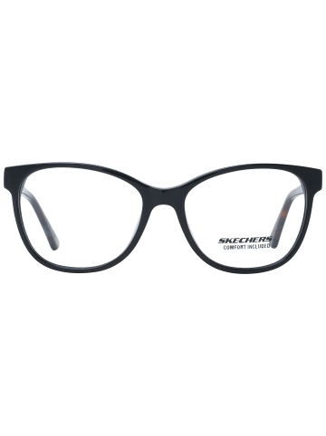Skechers Frauen Optische Fassungen Schmetterling Schwarz