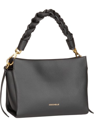 COCCINELLE Handtasche Boheme Grana Double 5801 in Noir/Cuir