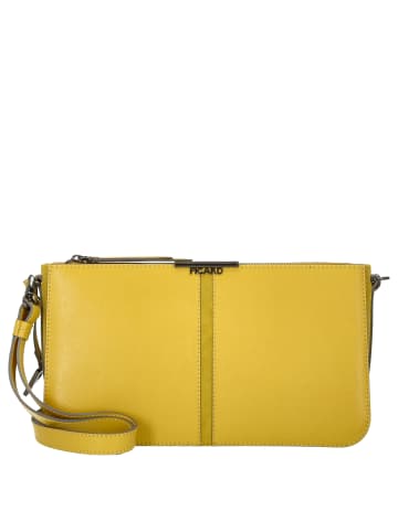 PICARD Marie - Schultertasche 30 cm Rindsleder in lemon