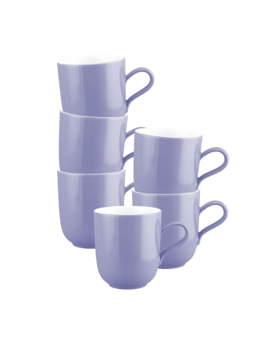 Seltmann Weiden 6er Set Henkelbecher Liberty Pure Colors in Grape Purple 400 ml