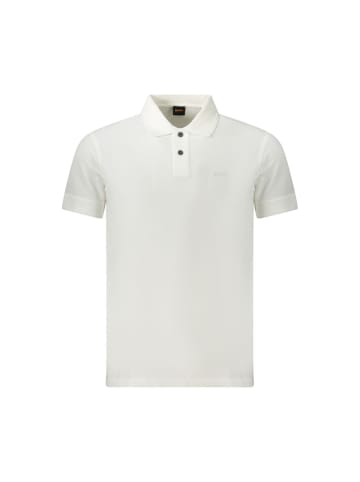 Hugo Boss Weiß Baumwolle Herren Polo