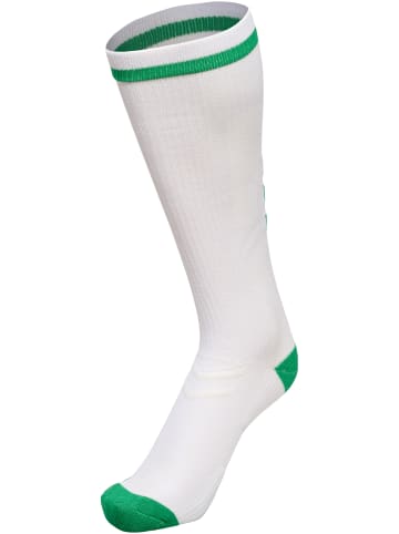 Hummel Hohe Innensocken Elite Indoor Sock High in WHITE/JELLY BEAN