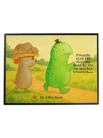 Mr. & Mrs. Panda Bastelunterlage Schildkröte Maus Design mit Spruch in Weiß
