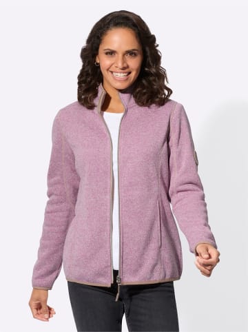 WITT WEIDEN Strickfleece-Jacke in orchidee-meliert