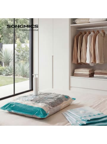 SONGMICS Vakuumierbeutel Island in Transparent - (B)100 x (H)76 x (T)0.1 cm