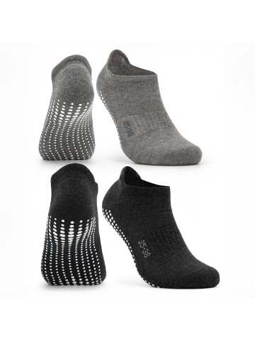 Occulto 2er Pack Yogasocken Mady in Schwarz-Grau
