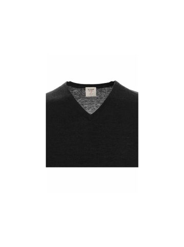 OLYMP  V Pullover in schwarz