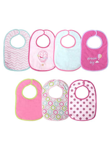 BABY CARE Babylatz 7-teiliges Set in rosa