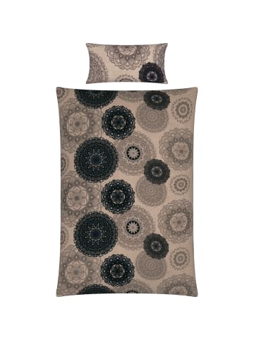 Erwin Müller Edel Flanell Bettwäsche Sparpaket 4-teilig in beige