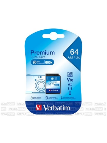 Verbatim Verbatim Premium Class 10 U1 Speicherkarte 64GB
