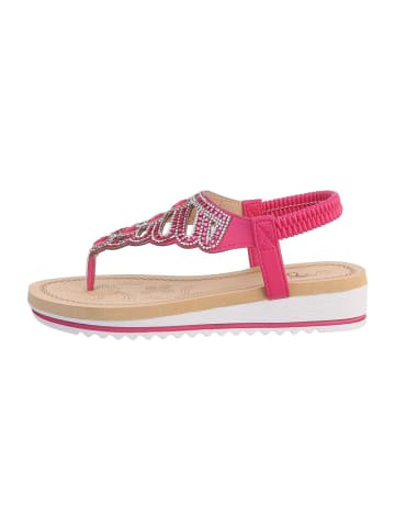 Ital-Design Sandale & Sandalette in Pink