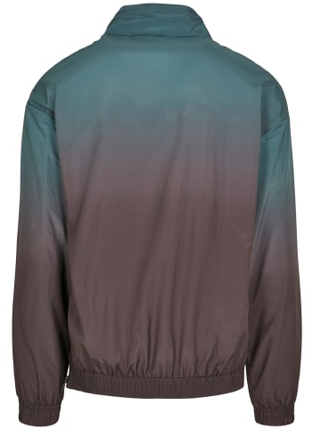 Urban Classics Urban Classics Herren Gradient Pull Over Jacket in black/bottlegreen