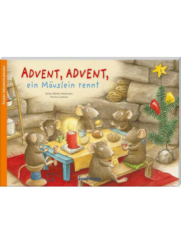 ERNST Kaufmann Verlag Advent, Advent, ein Mäuslein rennt | Poster-Adventskalender