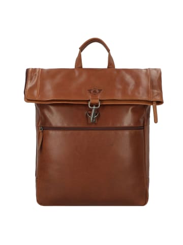 Greenburry Vintage Daypack Leder 43 cm Laptopfach natur