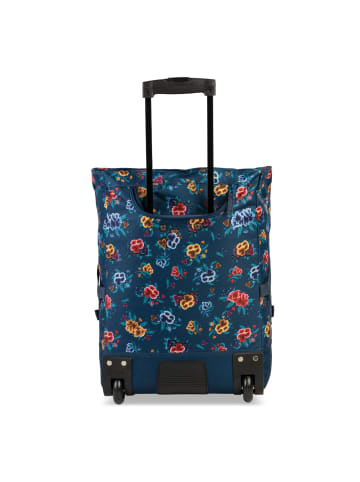 Punta Frida Kahlo Einkaufstrolley 50 cm royalblau
