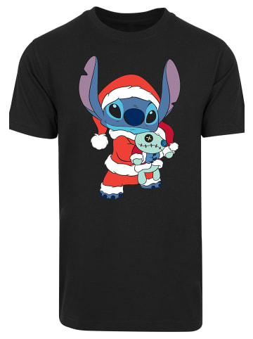 F4NT4STIC T-Shirt Disney Lilo & Stitch Christmas in schwarz