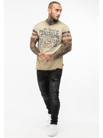 Lonsdale T-Shirt "Skeld" in Beige
