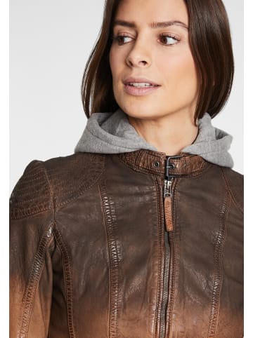 Gipsy Lederjacke Cascha LAMOV in ORGANIC ANTIC BROWN