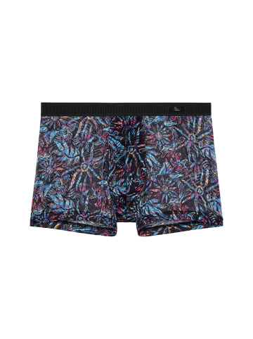 HOM Retro Boxer Boxer Briefs Biscayne in blue print