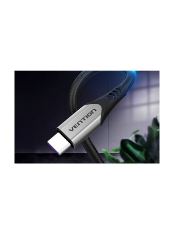 Wisam® Ladekabel aus Nylongeflecht USB-C auf USB-C Kabel Datenkabel 480 Mbit/s 1,5m