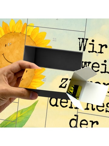 Mr. & Mrs. Panda Befüllbarer Adventskalender Blume Sonnenblume D... in Weiß