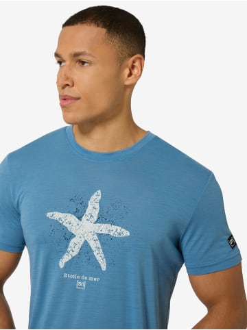 super.natural M SEA STAR TEE in blau