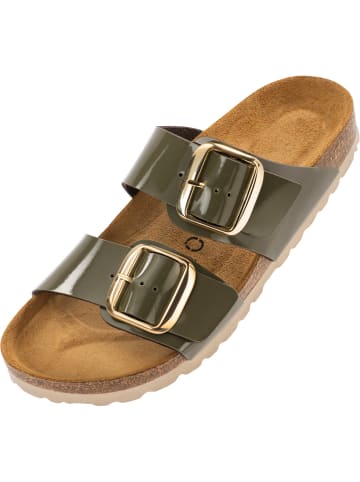 Palado Pantoletten Samos GS in Olive Lack