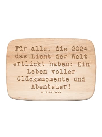 Mr. & Mrs. Panda Schneidebrett Spruch 2024 Geburtstag Glücksmome... in Transparent