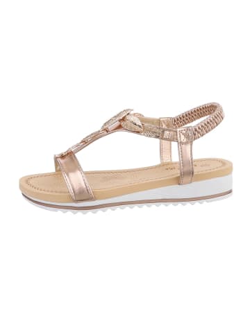 Ital-Design Sandale & Sandalette in Champagner