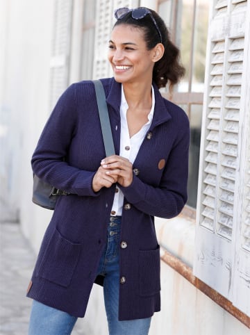 WITT WEIDEN Longstrickjacke in marine