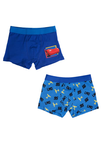 United Labels (2er Pack) Disney Cars - Lightning McQueen Boxershorts in blau