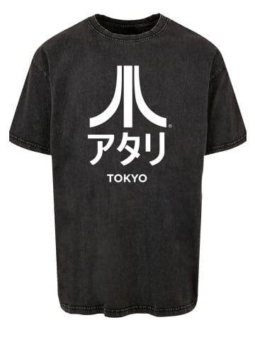 F4NT4STIC Oversize T-Shirt Atari Tokyo Retro Arcade Games in schwarz