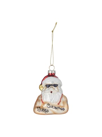 Butlers Baumanhänger HANG ON Santa mit Tattoos in Rot