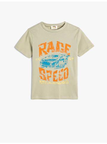 KOTON T-shirt in Grün