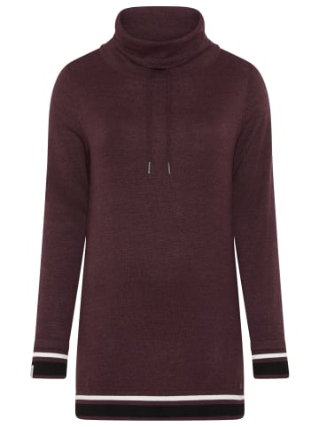Kangaroos Schalkragenpullover in Bordeaux