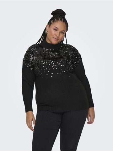ONLY Carmakoma Strickpullover in Black