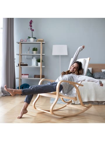 relaxdays Stehlampe in Grau - (H)148,5 x Ø40 cm