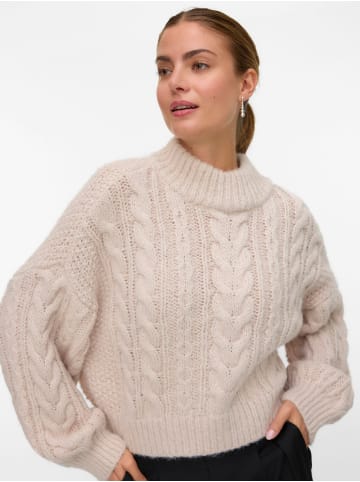 Vero Moda Strickpullover in Silver Gray