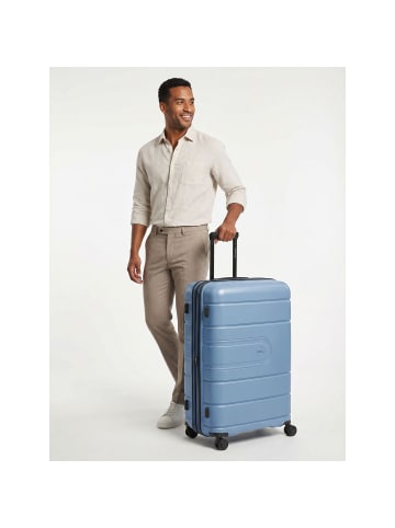 Redolz Essentials 11 4 Rollen Trolley 76 cm mit Dehnfalte cool blue
