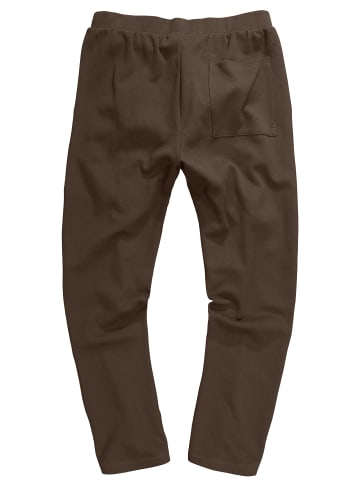 JP1880 Lange Sweathose in dunkelbraun