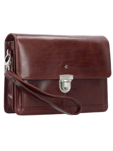 Esquire Toscana Handgelenktasche Leder 24,5 cm in coffee