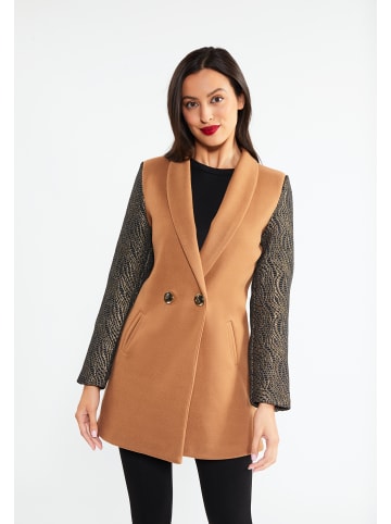 faina Damen Mantel in Kamel