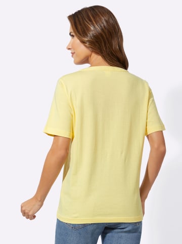 Sieh an! Kurzarm-Shirt in zitrone