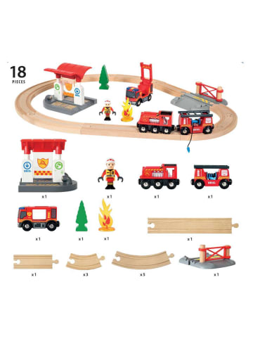 Brio Aktionsspiel BRIO World - Bahn Feuerwehr Set Ab 3 Jahre in bunt