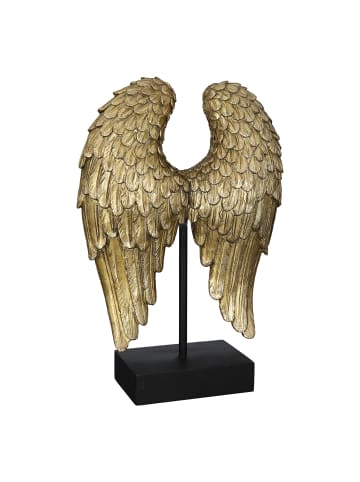 GILDE Skulptur "Wing" in Gold - H. 30 cm - B. 21 cm
