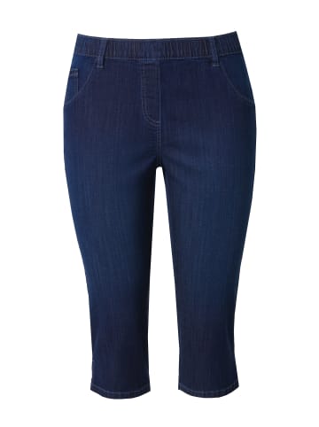 Ulla Popken Jeans in dark blue denim