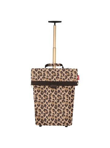 Reisenthel trolley M - Einkaufstrolley 53 cm (herringbone mokka) in frame leo macchiato