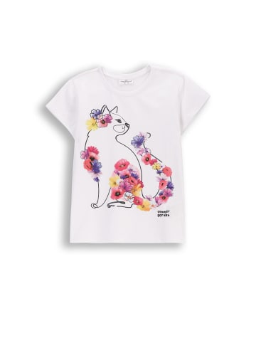Coccodrillo T-Shirt mit kurzen Ärmeln in weiß